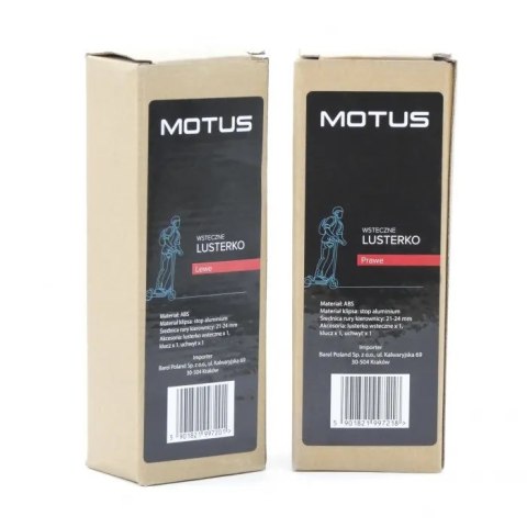 Lusterko do roweru lub hulajnogi prawe Motus (MOTMIR01R)