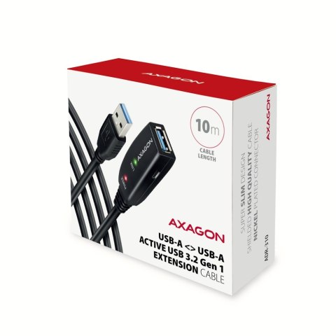 ADR-310 USB 3.0 A-M -> A-F aktywny kabel przedłużacz/wzmacniacz 10m AXAGON