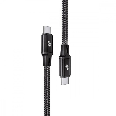 Kabel magnetyczny USB C-USB C 1m czarny