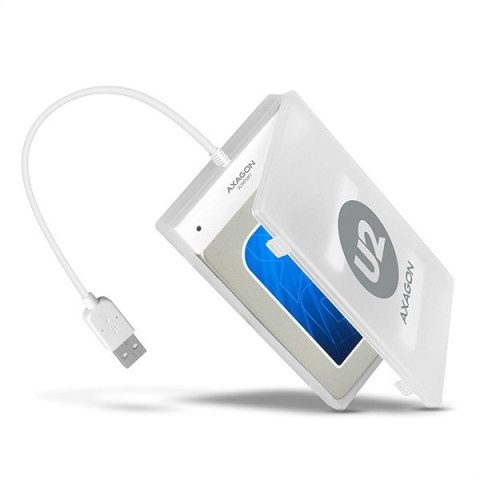 ADSA-1S Adapter USB 2.0 SATA do szybkiego przyłączenia 2.5" SSD/HDD z pudełkiem