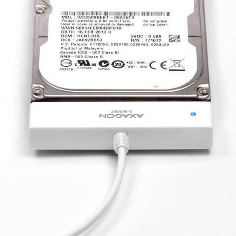 ADSA-1S Adapter USB 2.0 SATA do szybkiego przyłączenia 2.5" SSD/HDD z pudełkiem