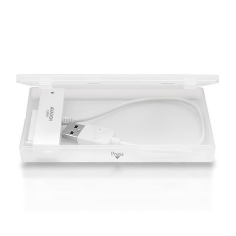 ADSA-1S Adapter USB 2.0 SATA do szybkiego przyłączenia 2.5" SSD/HDD z pudełkiem