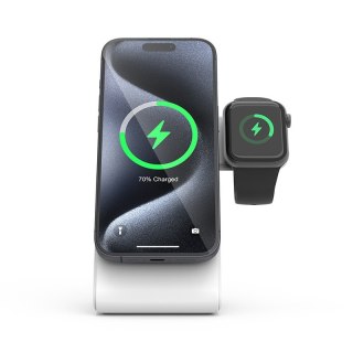 Ładowarka bezprzewodowa MagSpot Stand 3w1 z MagSafe do iPhone, Apple Watch i AirPods