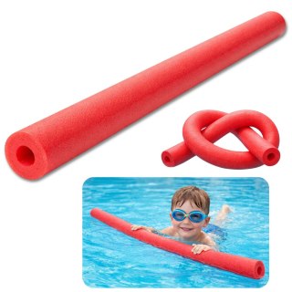 Makaron Piankowy Do Nauki Pływania Ćwiczeń Pianka Treningowa Czerwony 150 cm LEAN TOYS