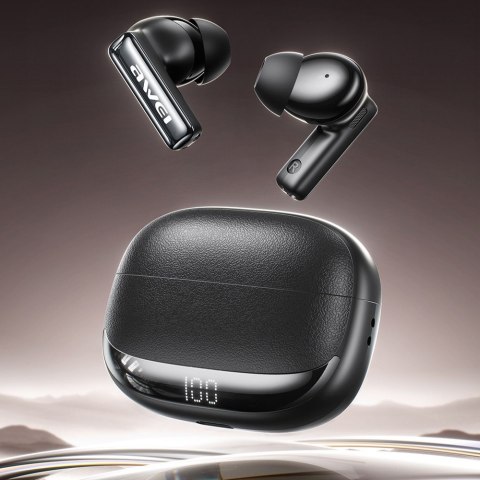 Słuchawki bezprzewodowe Bluetooth 6.0 TWS ANC TA19 czarne