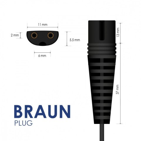 Zasilacz AK- PD-23 12V / 400mA do golarek Braun