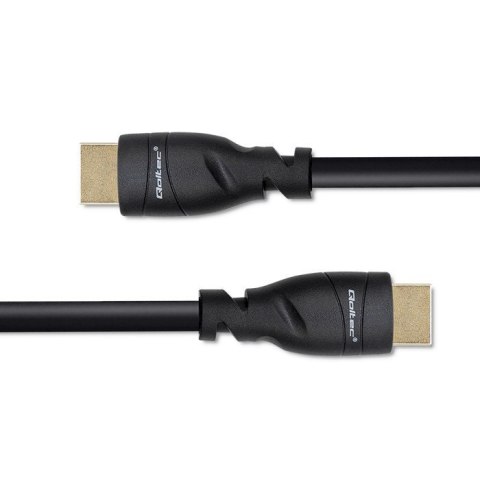 Kabel HDMI v2.1 Ultra High Speed 8K | 60Hz | 26AWG | 5m Złoty Qoltec