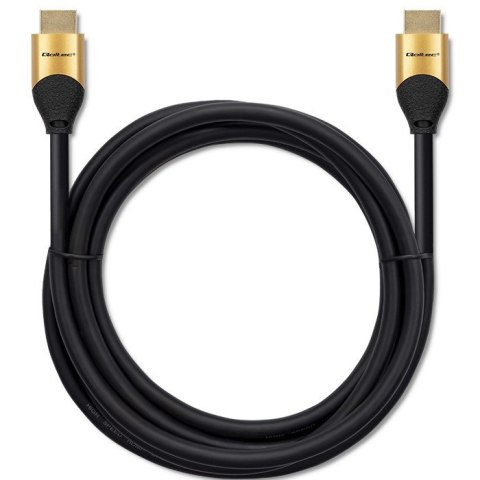 Kabel HDMI v2.1 Ultra High Speed 8K | 60Hz | 26AWG | 5m Złoty Qoltec