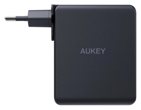 PA-B7O Omnia II GaN ładowarka sieciowa 3xUSB (2xUSB C+1xUSBA) 140W PD3.1 PPS EU/US/UK AUKEY