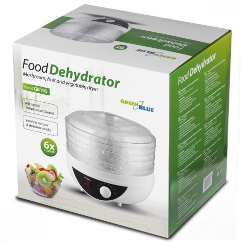 Suszarka spożywcza do grzybów, warzyw i owoców 5 sit GB195 GreenBlue