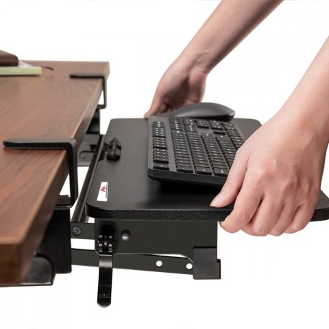 Uchwyt na klawiaturę regulowany podbiurkowy MC-462 Maclean