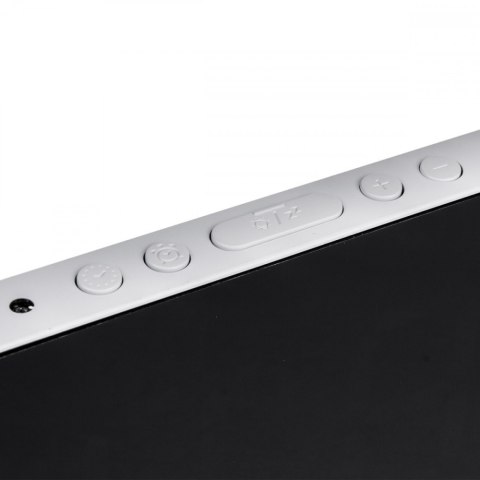 Zegar z alarmem i funkcją termometru GB383 Biały GreenBlue