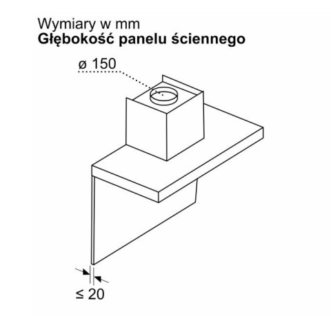 Okap DWB93BC30 Serie 2 90 Metal look