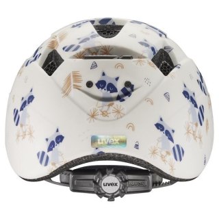 Kask rowerowy dziecięcy UVEX Kid 2 CC 46-52cm, raccoon matt