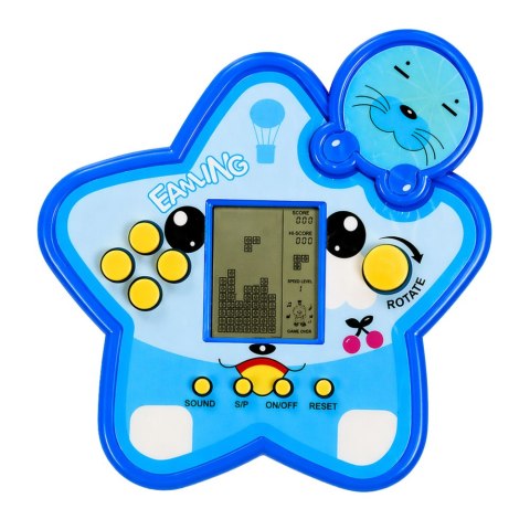 Gra Elektroniczna Tetris Gwiazdka Niebieska LEAN TOYS