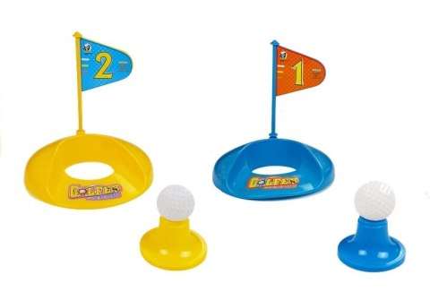 Zestaw Do Gry W Golfa Dla Dzieci Kije Dołki Z Chorągiewkami Piłki LEAN Toys