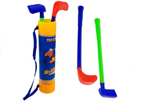 Zestaw Do Gry W Golfa Dla Dzieci Kije Dołki Z Chorągiewkami Piłki LEAN Toys