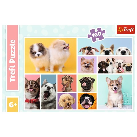 Puzzle - 160 - Psia Przyjaźń - Trefl 15412 Trefl Puzzle