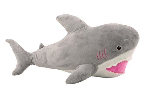 Pluszowy Rekin Maskotka Przytulanka 50cm Szary LEAN Toys