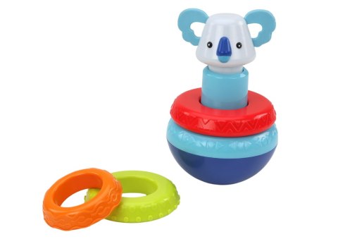Zestaw Zabawek Sensorycznych Wieża Koala Kostka Edukacyjna Spinnery LEAN Toys