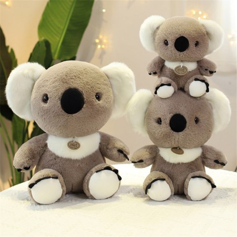 Maskotka Pluszowa Przytulanka Miś Koala Szary 23cm LEAN Toys