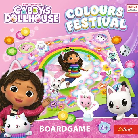 Gra rodzinna Colours Festival Koci Domek Gabi Trefl 02594 Trefl Gry