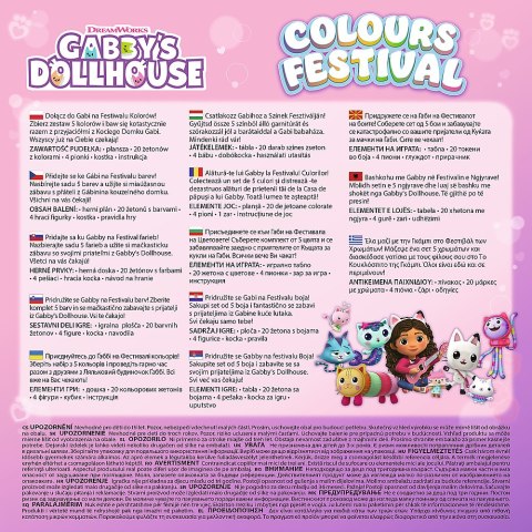 Gra rodzinna Colours Festival Koci Domek Gabi Trefl 02594 Trefl Gry