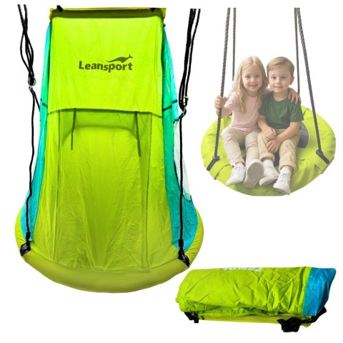 Namiot do Huśtawki Bocianie Gniazdo Zielony 110-120CM LEAN Sport