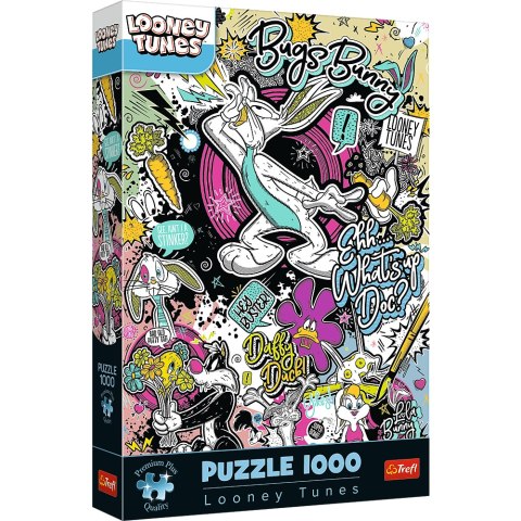 Puzzle - 1000 Premium Plus - Zwariowane melodie - Looney Tunes - Trefl 12066 Trefl Puzzle