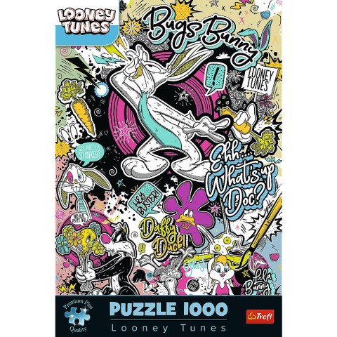 Puzzle - 1000 Premium Plus - Zwariowane melodie - Looney Tunes - Trefl 12066 Trefl Puzzle