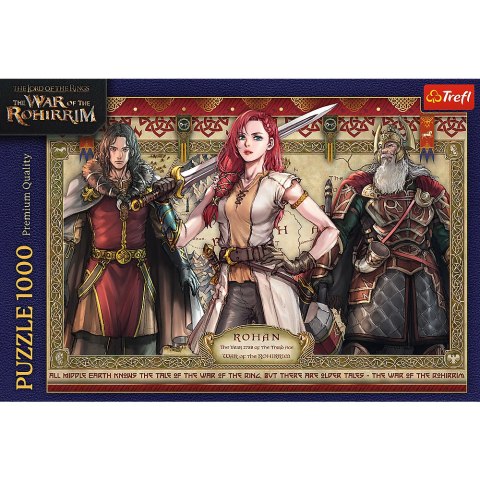 Puzzle - 1000 - Władca Pierścieni: Wojna Rohirrimów - Trefl 10937 Trefl Puzzle