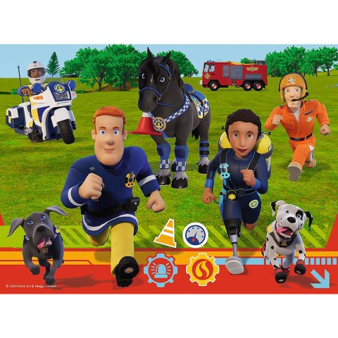 Puzzle - 30 - Gotowi do pomocy - Strażak Sam - Trefl 18297 Trefl Puzzle