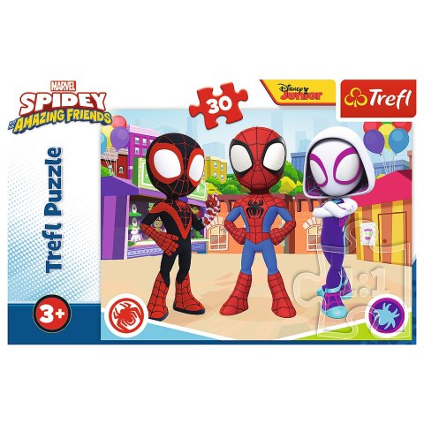 Puzzle - 30 - Przygody Spidey'a i przyjaciół - Trefl 18285 Trefl Puzzle
