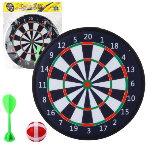 Tarcza Do Gry W Dart Strzałka Piłka Gra Zręcznościowa Klasyczna LEAN Toys