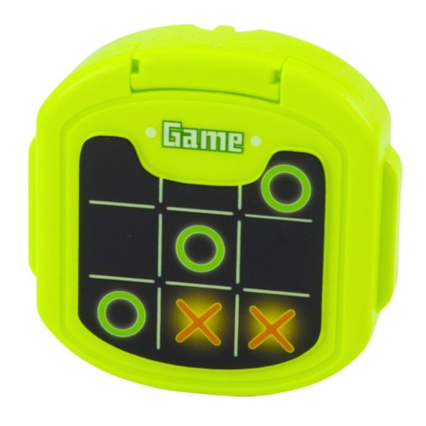 Gra Elektroniczna Kółko i Krzyżyk Tic Tac Toe 9 Trybów Zielona LEAN TOYS