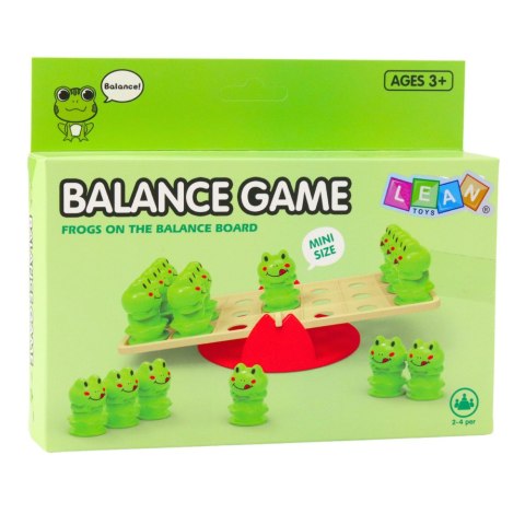 Gra Zręcznościowa Edukacyjna Dla Dzieci Balansujące Żabki LEAN TOYS
