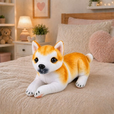Pluszowy Piesek Shiba Inu Przytulanka Maskotka Pluszak Pies Miękki 25 cm LEAN Toys