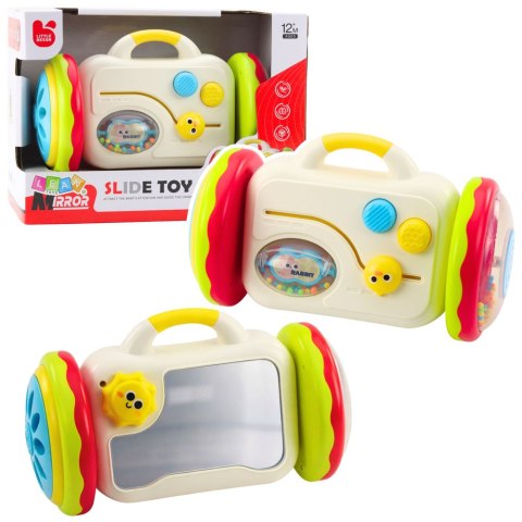 Uciekające Lusterko Interaktywna Edukacyjna Zabawka Dla Malucha Grzechotka LEAN Toys