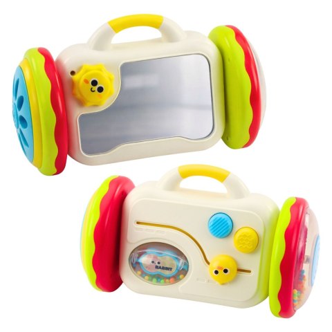 Uciekające Lusterko Interaktywna Edukacyjna Zabawka Dla Malucha Grzechotka LEAN Toys