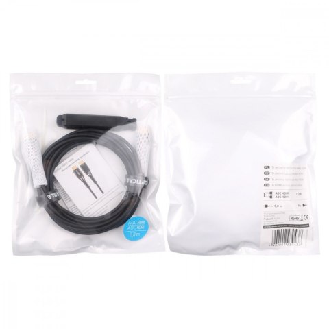 Kabel HDMI v2.0 Optyczny 5m TB