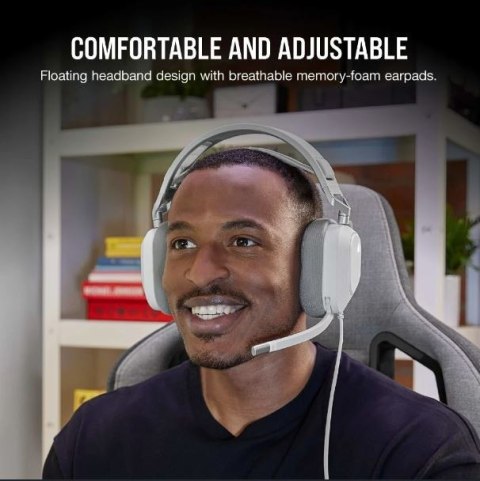 Słuchawki HS80 RGB USB Wired White Corsair