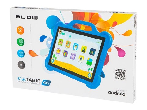 Tablet KidsTAB10 4G BLOW 4/64GB Niebieskie etui BLOW