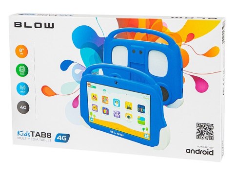 Tablet KidsTAB8 4G 4/64GB Niebieskie etui BLOW