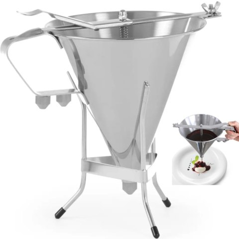 Dozownik pistolet stalowy do sosów i kremów Kitchen Line - Hendi 551813