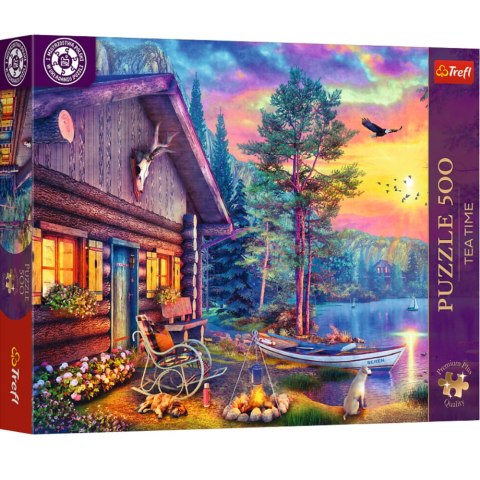 Puzzle - 500 - Tea Time: Przystań o zachodzie słońca - Trefl 37617 Trefl Puzzle