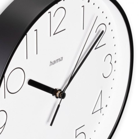 Zegar ścienny 22cm Salina, czarny