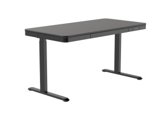 Activejet Biurko z elektryczną regulacją wysokości ET119W-C czarne. Wymiar blatu 140 x 70 cm.
