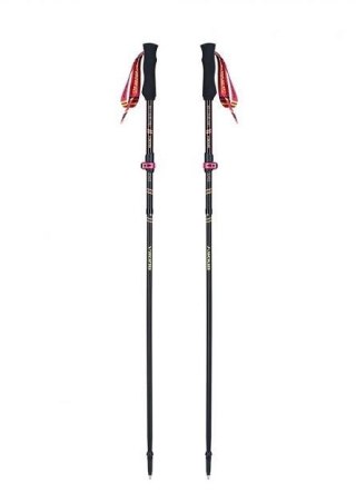 Kije trekkingowe składane VIKING Kettera Pro Lady Trekking 37-125cm, różowe