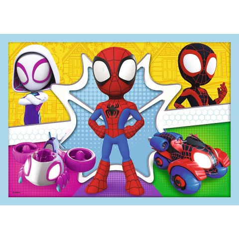 Puzzle - 4w1 (12, 15, 20, 24) - Ekipa Spiday"a - Trefl 34611 Trefl Puzzle