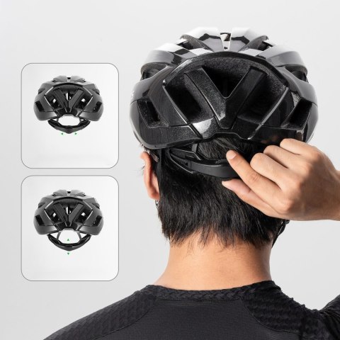 Kask ochronny na rower hulajnogę LK-79 58-62 cm - czarny ROCKBROS